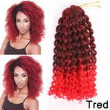 12inch Long Synthetic Ombre Kinky Curly Marley Braid Crochet Braid - Beauty Fleet