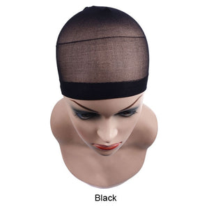 2 Pieces/Pack Mesh Wig Cap Wig Cap for Making Wigs Free Size - Beauty Fleet