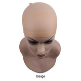 2 Pieces/Pack Mesh Wig Cap Wig Cap for Making Wigs Free Size - Beauty Fleet