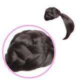 Hair bangs Extension Clip in on Synthetic Hair Bun Chignon Hairpiece For Women Drawstring Ponytail Updo - Beauty Fleet