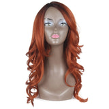 Side Part Synthetic Hair wigs Long Loose Wave Curly Heat Resistant - Beauty Fleet