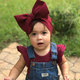 Baby Hair Accessories Headband Baby Girl Turban Bows - Beauty Fleet