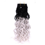 P4/30 color double Weft wavy Hair Bohemian hair bundles synthetic hair Extensions for women - Beauty Fleet