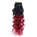 P4/30 color double Weft wavy Hair Bohemian hair bundles synthetic hair Extensions for women - Beauty Fleet