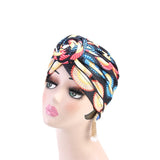 Fashion Women Knotted Print Twist Bandana Headband Hair Accessories - Beauty Fleet