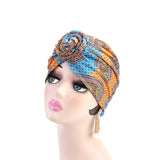 Fashion Women Knotted Print Twist Bandana Headband Hair Accessories - Beauty Fleet