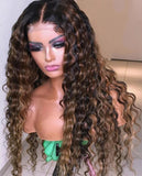 180 Density HD Transparent Lace Wig Water Wave 13x6 Lace Front Human Hair Wigs Remy - Beauty Fleet