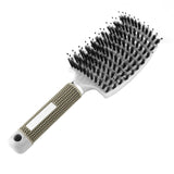 Hair Scalp Massage Comb Bristle & Nylon Hairbrush Wet Curly Detangle Hair Brush for Salon Hairdressing Styling Tools - Beauty Fleet