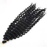 Synthetic Freetress water wave crochet braiding hair extensions  18 inch long 7 Packs - Beauty Fleet