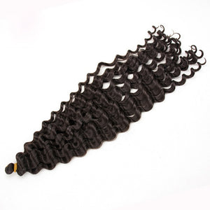 Synthetic Freetress water wave crochet braiding hair extensions  18 inch long 7 Packs - Beauty Fleet