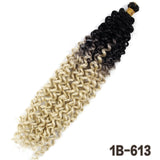 Synthetic Crochet Hair Braiding Hair Extensions Water Wave Braids Bundles Freetress Afro kinky Twist Bulk - Beauty Fleet