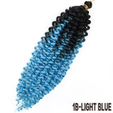 Synthetic Crochet Hair Braiding Hair Extensions Water Wave Braids Bundles Freetress Afro kinky Twist Bulk - Beauty Fleet