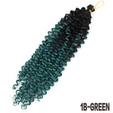 Synthetic Crochet Hair Braiding Hair Extensions Water Wave Braids Bundles Freetress Afro kinky Twist Bulk - Beauty Fleet