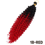 Synthetic Crochet Hair Braiding Hair Extensions Water Wave Braids Bundles Freetress Afro kinky Twist Bulk - Beauty Fleet