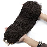 Box Braids 22 Inches Extensions Synthetic Crochet Braids 12 Strands/pack Crochet Hair - Beauty Fleet