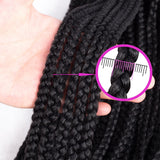 Box Braids 22 Inches Extensions Synthetic Crochet Braids 12 Strands/pack Crochet Hair - Beauty Fleet