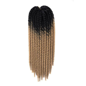 Havana Mambo Twist Hair Crochet Braids 22'' Color Ombre Synthetic Crochet Hair Braiding Hair - Beauty Fleet