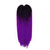 Havana Mambo Twist Hair Crochet Braids 22'' Color Ombre Synthetic Crochet Hair Braiding Hair - Beauty Fleet