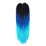 Havana Mambo Twist Hair Crochet Braids 22'' Color Ombre Synthetic Crochet Hair Braiding Hair - Beauty Fleet