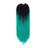 Havana Mambo Twist Hair Crochet Braids 22'' Color Ombre Synthetic Crochet Hair Braiding Hair - Beauty Fleet