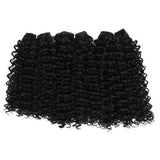 Synthetic Hair Ombre Curly Hair Bundles Synthetic Hair Extensions 3pcs/lot 16-20Inch Kinky Curly Bundles - Beauty Fleet