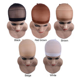 2 Pieces/Pack Mesh Wig Cap Wig Cap for Making Wigs Free Size - Beauty Fleet