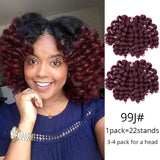 Jumpy Wand Curl Hair Extension For Braids Jamaican Bounce Crochet Hair Jumbo Braid Synthetic Braiding Hair For Women - Beauty Fleet