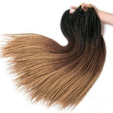 Crochet 24 inch box braid 22 Roots/pack Ombre Synthetic Heat Fiber - Beauty Fleet